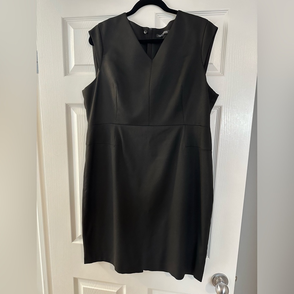 Next Black V-Neck Mini Dress
